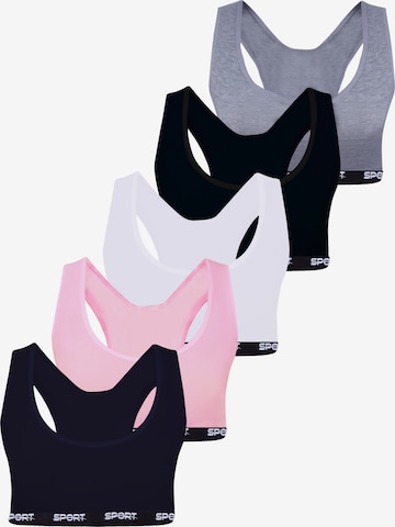 LOREZA Unterhemd 'Fiona' in Mischfarben: Vorderseite