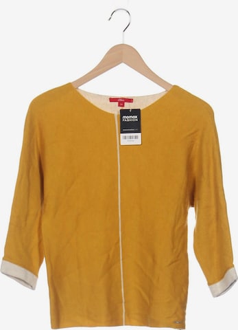 s.Oliver Sweater & Cardigan in XS in Yellow: front