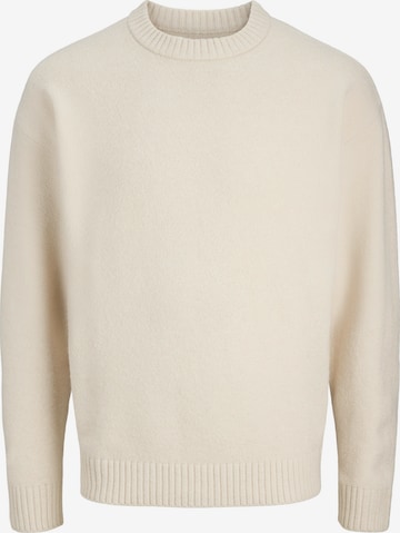 smėlio JACK & JONES Megztinis 'JJESoho Ollie': priekis