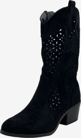 Nowaland Booties in Black: front