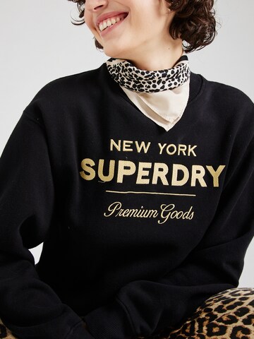 Sweat-shirt 'Luxe' Superdry en noir