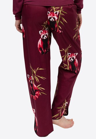 Cyberjammies - Pantalón de pijama 'Yasmin' en rojo