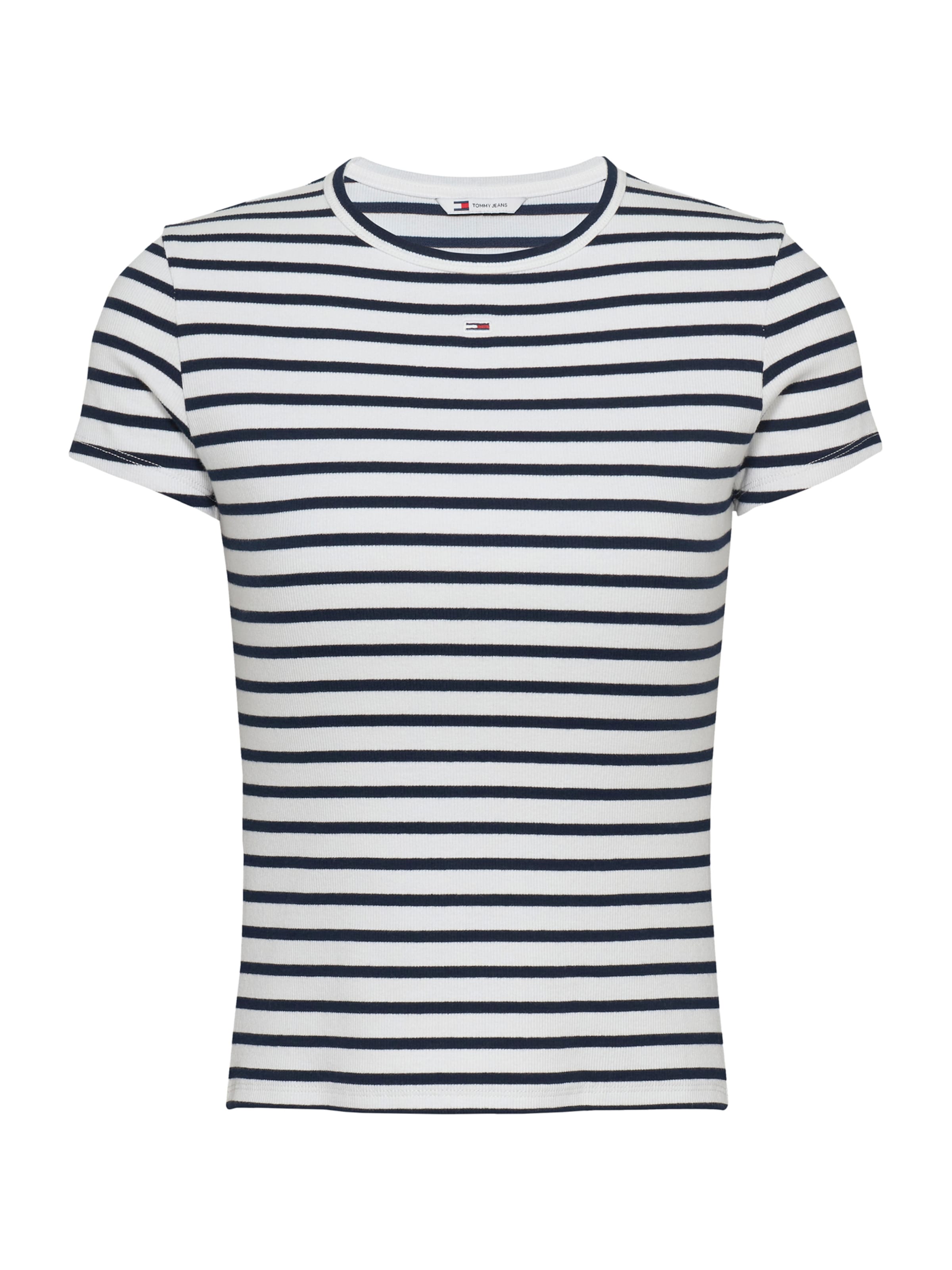 Tommy Jeans Tričko 'Essential' - Biela: predná strana