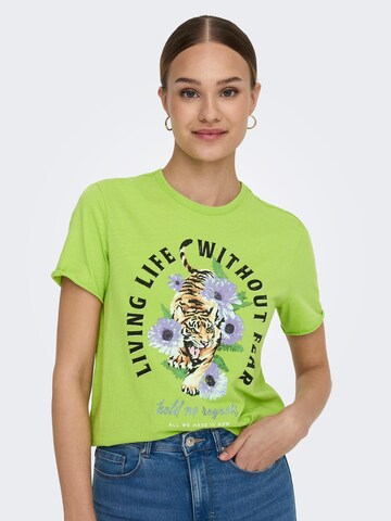 ONLY - Camiseta en verde