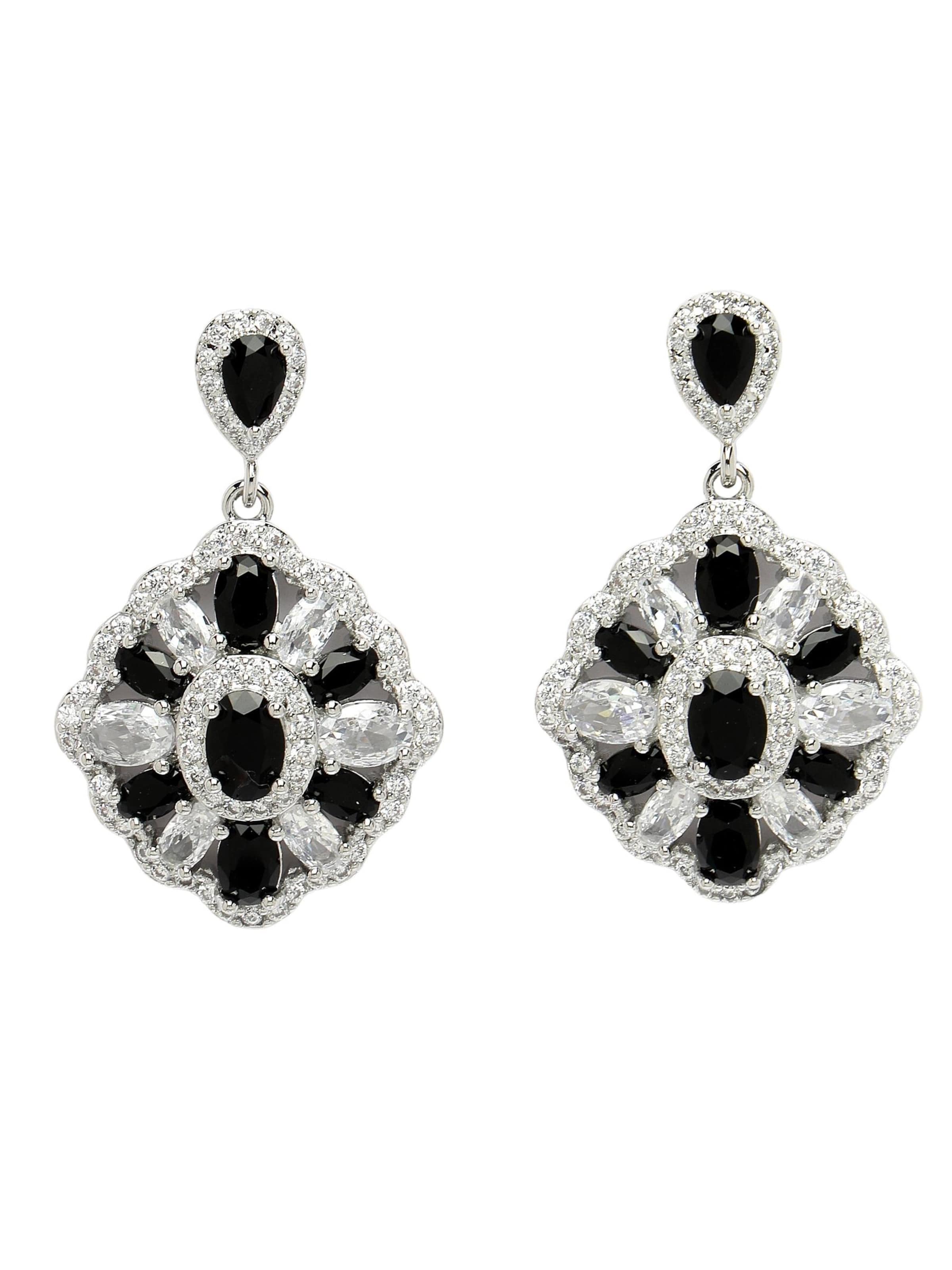 AVANT-GARDE PARIS Earrings 'Giuliaya' in Black: front