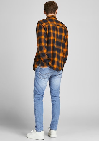JACK & JONES Slimfit Τζιν 'Glenn' σε μπλε