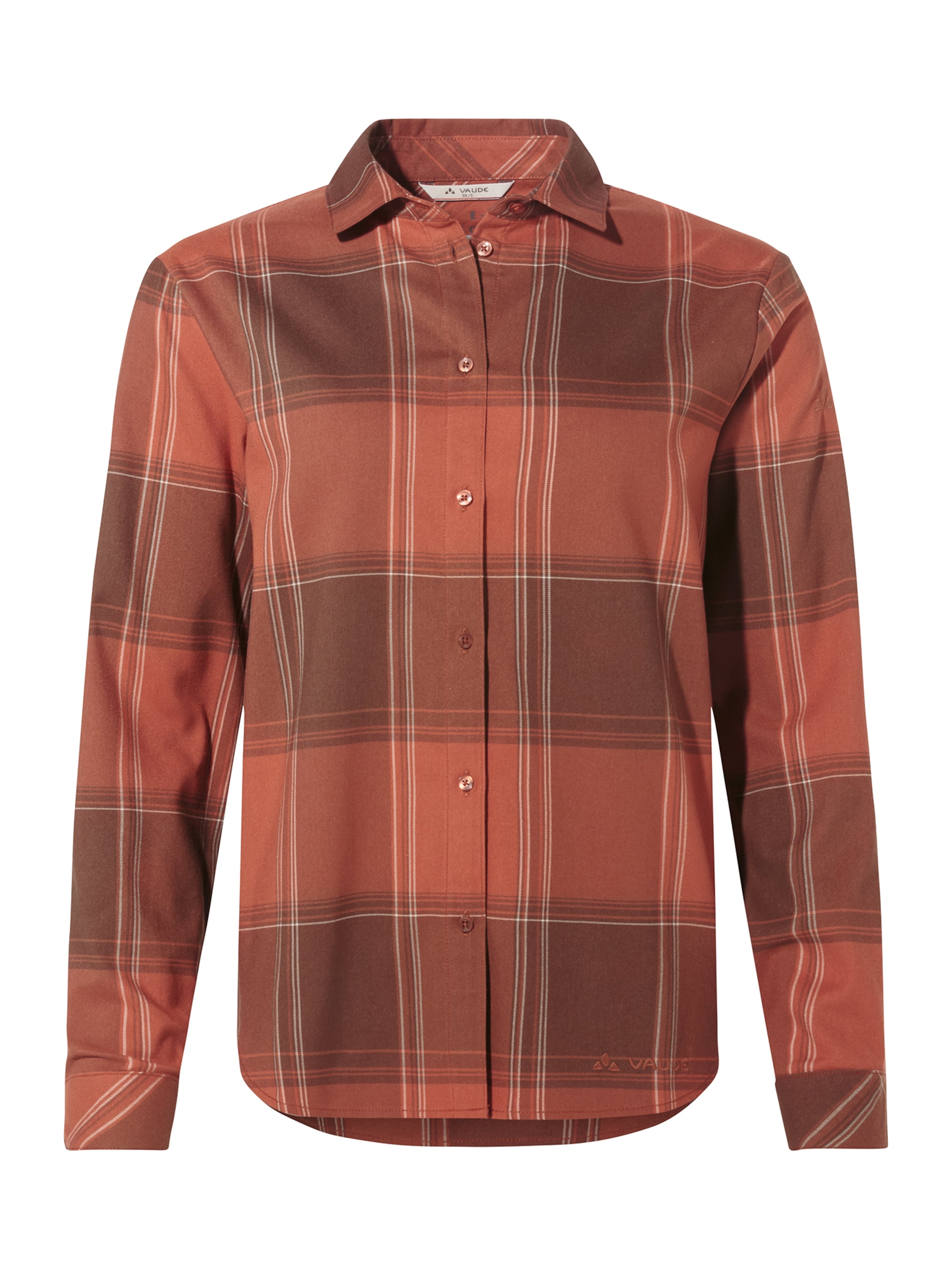 VAUDE Multifunctionele blouse ' Farsund III' in Bruin: voorkant