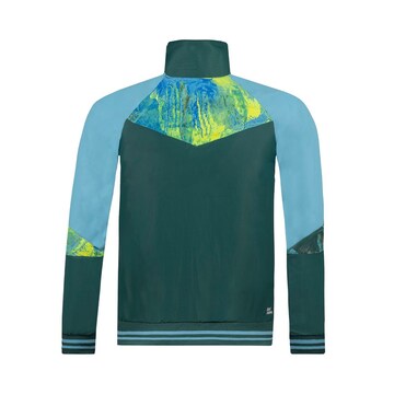 BIDI BADU Athletic Zip-Up Hoodie 'Jabu Tech Jacket' in Green