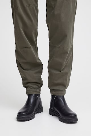 PULZ Jeans Loosefit Cargohose 'drew' in Grün