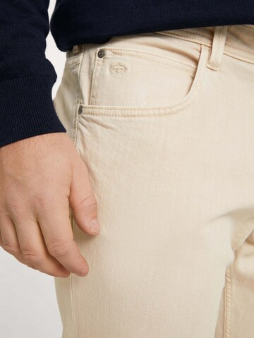 TOM TAILOR Men + Regular Pants 'Josh' in Beige