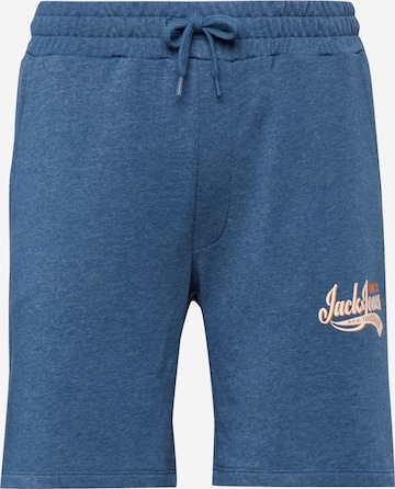 Pantalon JACK & JONES en bleu : devant