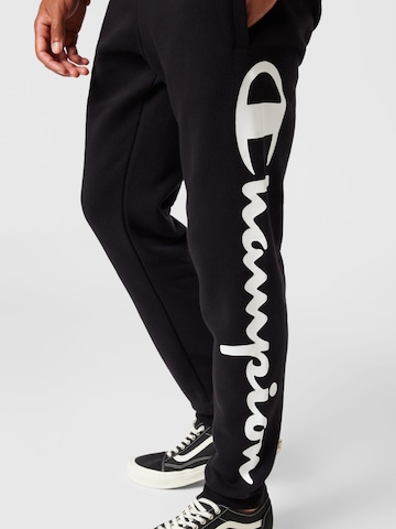 Champion Authentic Athletic Apparel Tapered Hose 'Classic' in Schwarz