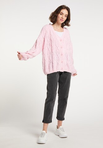 MYMO Knit Cardigan in Pink