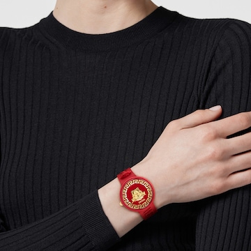 VERSACE Analoog horloge 'Medusa Pop' in Rood