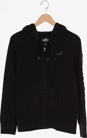 HOLLISTER Sweatshirt & Zip-Up Hoodie in XS in Black: front