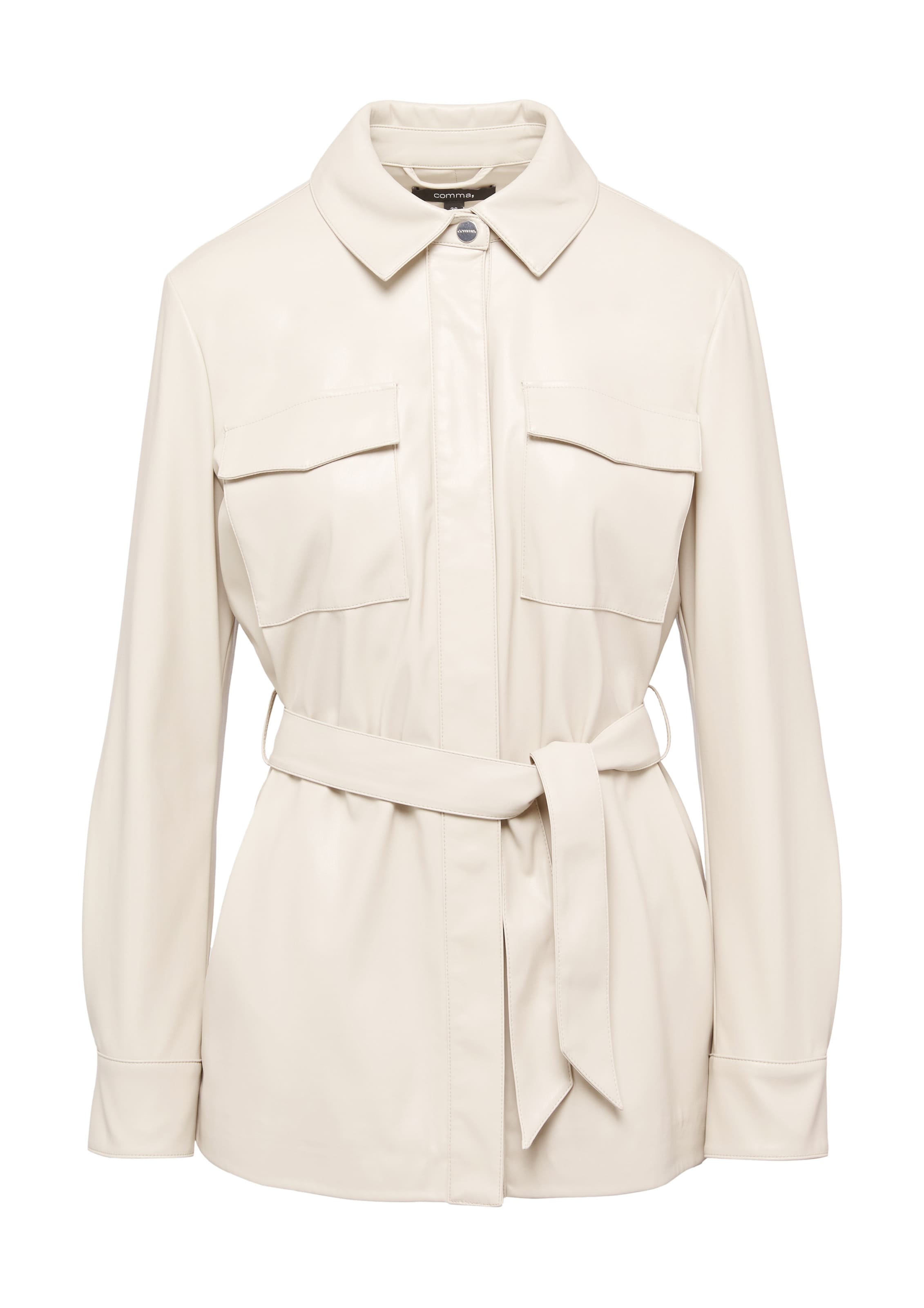 COMMA Tussenjas in Beige: voorkant