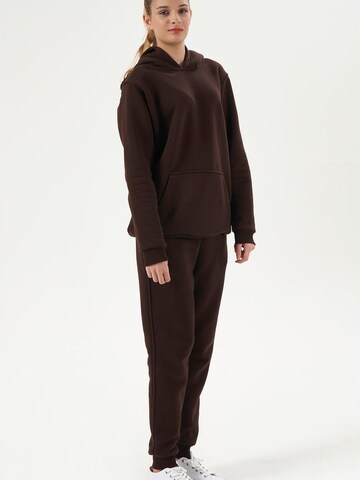 LOUIS LECLER Slimfit Broek 'Sasha' in Bruin