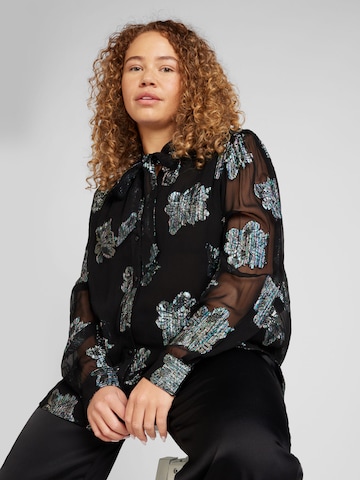 River Island Plus Bluse in Schwarz