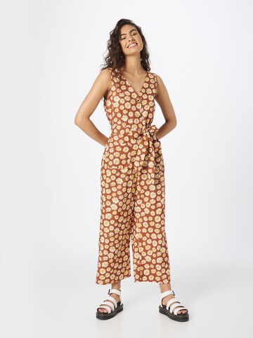 Monki Jumpsuit in Bruin: voorkant