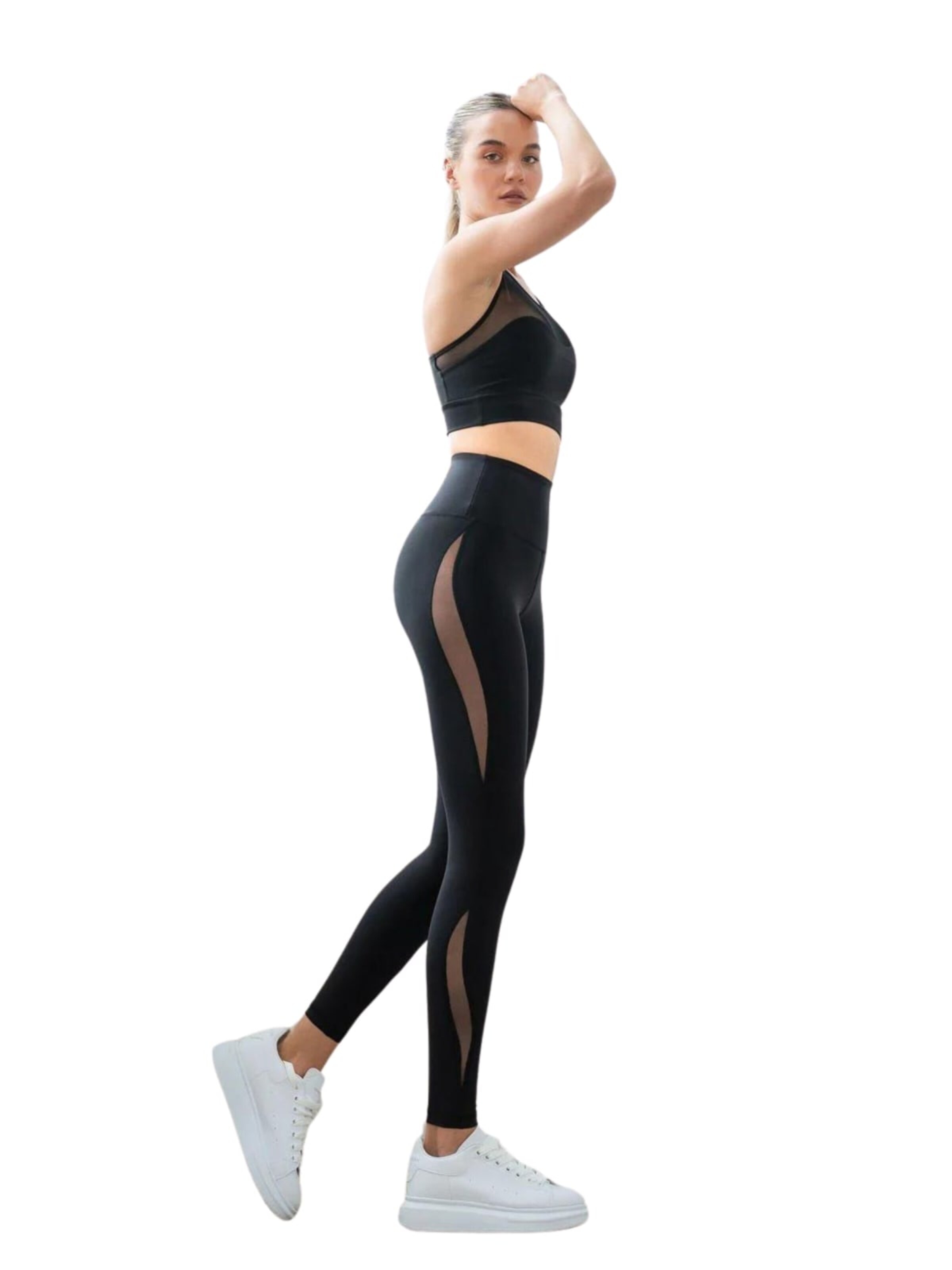 Lismina Slim fit Leggings '429 High Waist Leggings' in Black