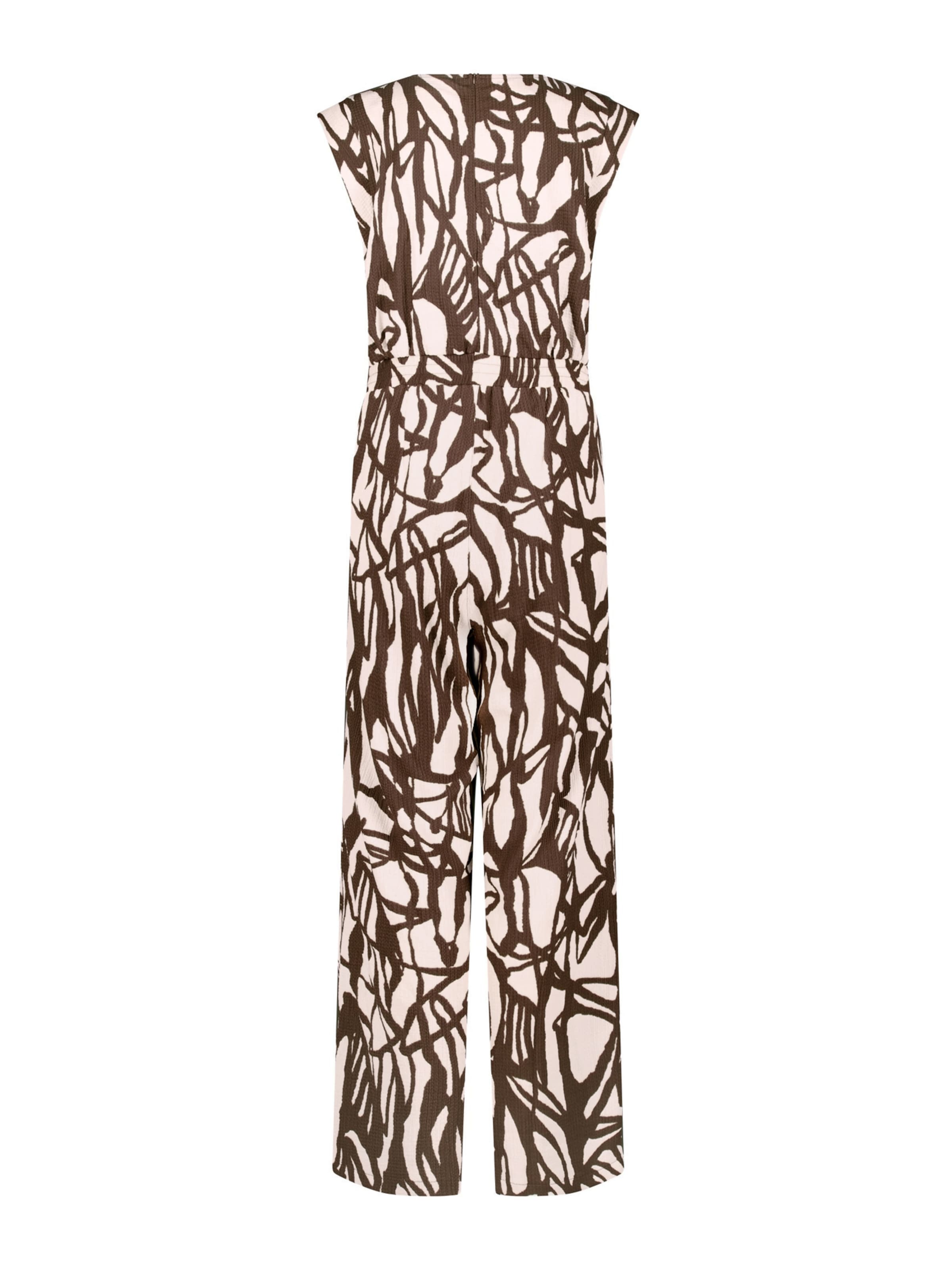 Cartoon Jumpsuit in Beige