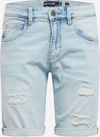 INDICODE JEANS Farmer 'Kaden Holes' - kék: elől