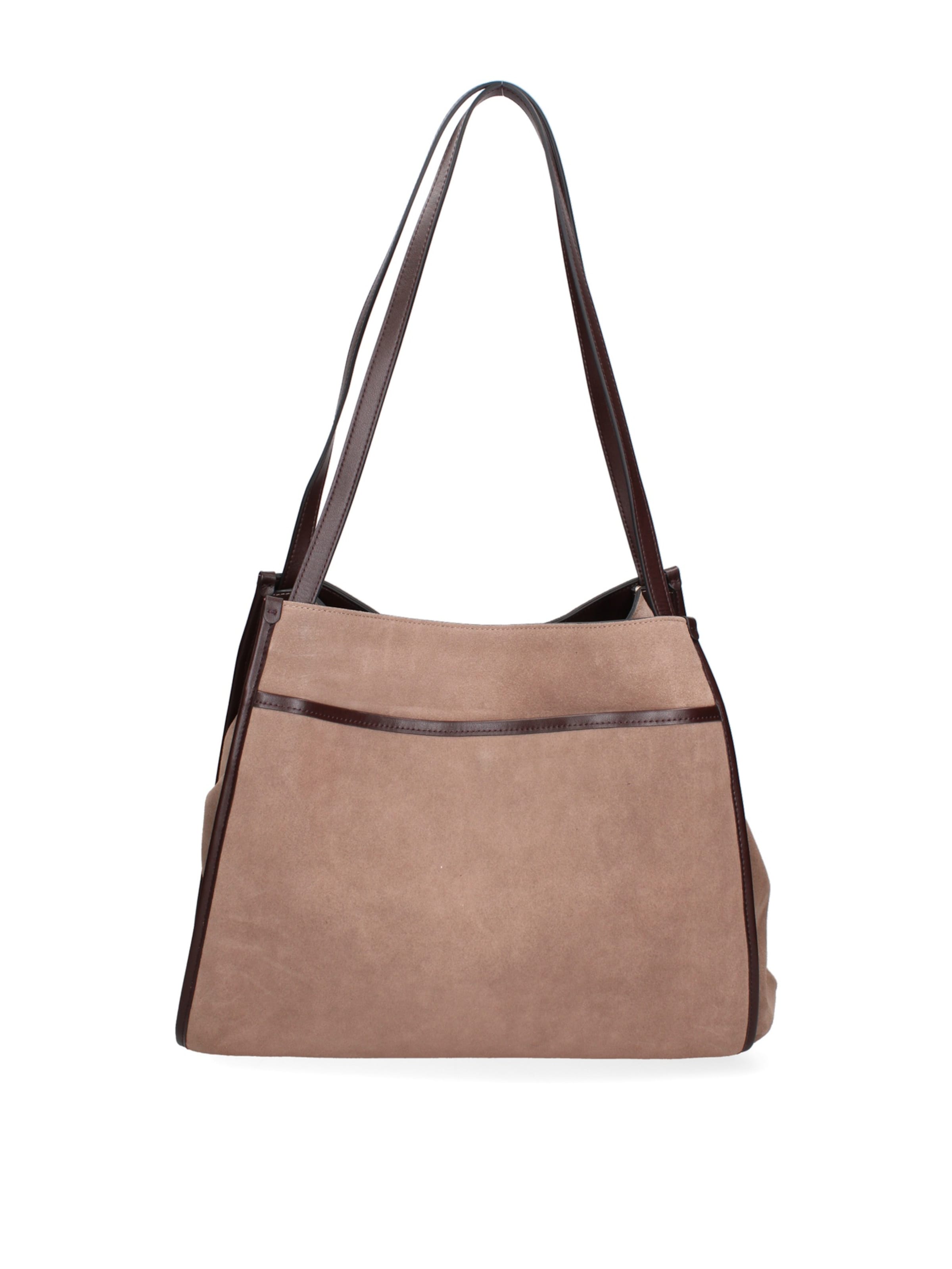 Borsa a spalla di Gave Lux in beige: frontale