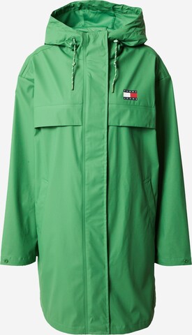 Tommy JeansPrijelazna jakna - zelena boja: prednji dio