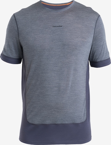 ICEBREAKER - Camiseta funcional 'Energy Wind' en gris: frente