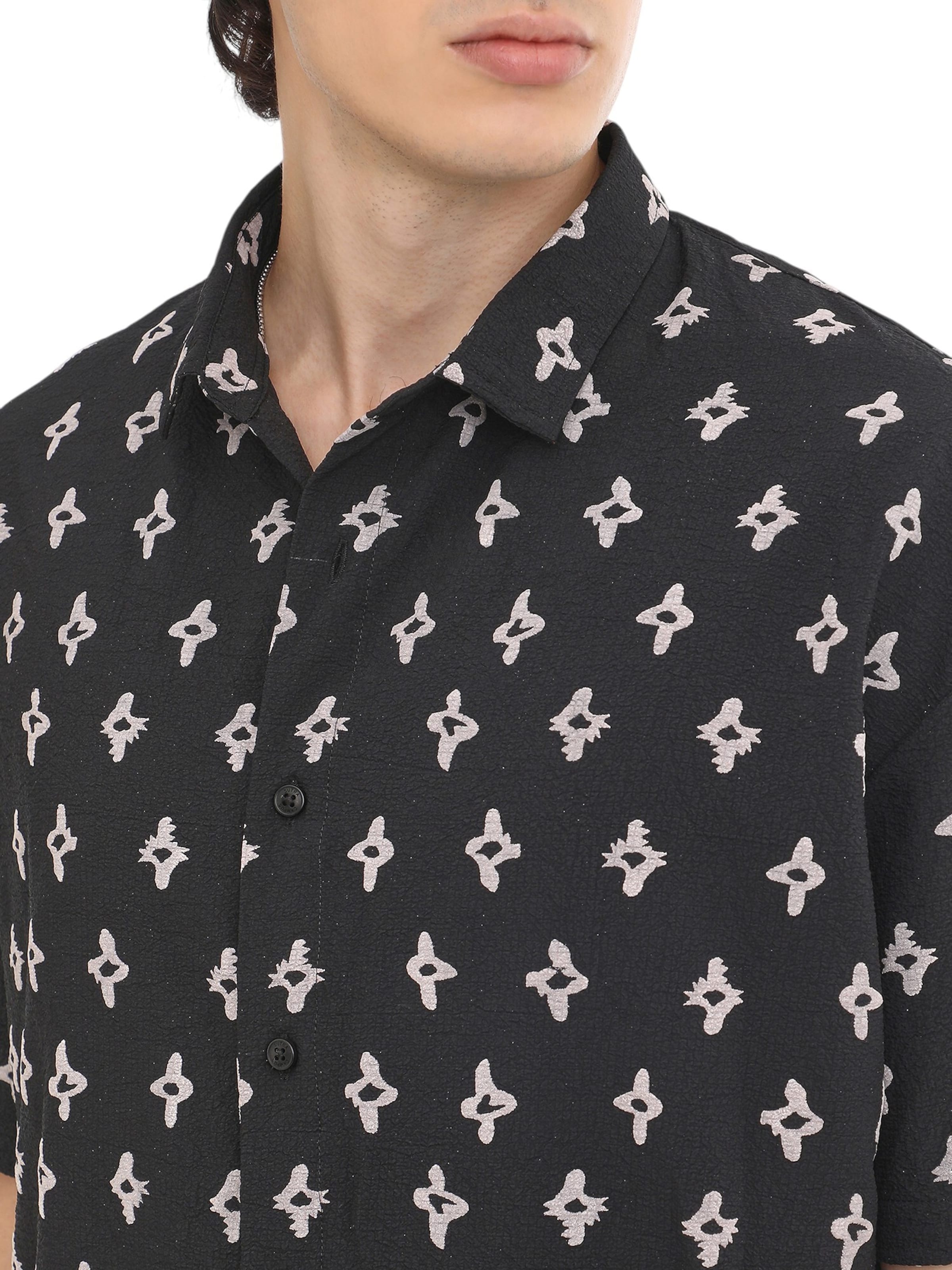 Campus Sutra - Regular Fit Camisa 'Toria' em preto