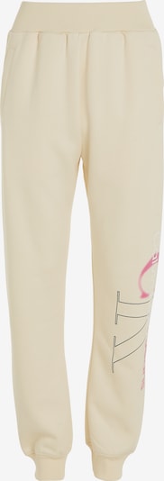 Calvin Klein Jeans Hose in sand / pink / schwarz / weiß, Produktansicht