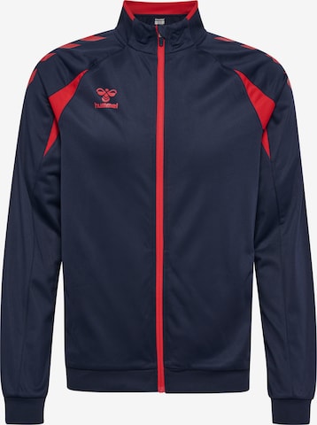 Veste de survêtement Hummel en bleu : devant