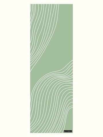 woodsandwaves Mat 'Waves of Zen' in Groen: voorkant