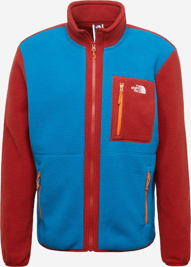 THE NORTH FACE Funktionsfleecejacke 'YUMIORI' in neonblau / blutrot, Produktansicht