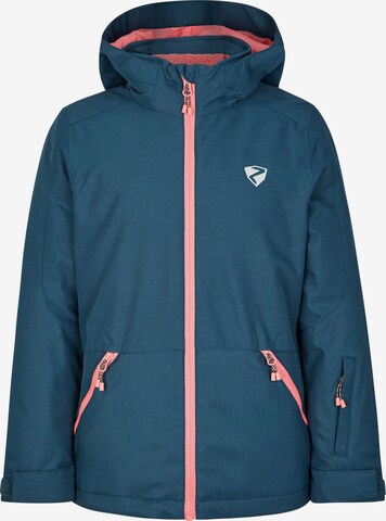 ZIENER Athletic Jacket 'AMELY' in Blue: front
