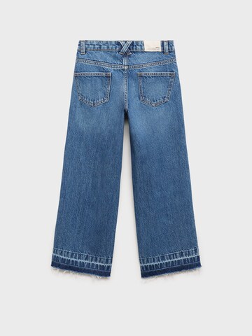 Wide leg Jeans 'WIDETO' de la MANGO KIDS pe albastru