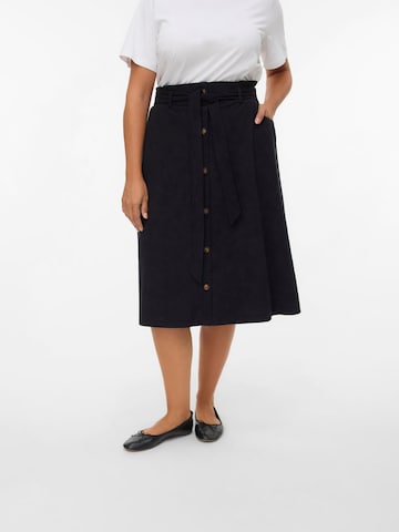 Vero Moda Curve Skirt 'VMVILJA' in Black: front