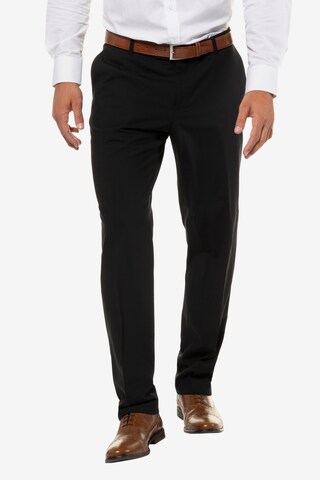 JP1880 Regular Pleated Pants 'Zeus' in Black: front