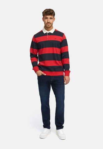 INDICODE JEANS Sweatshirt 'Dinaro' in Rood