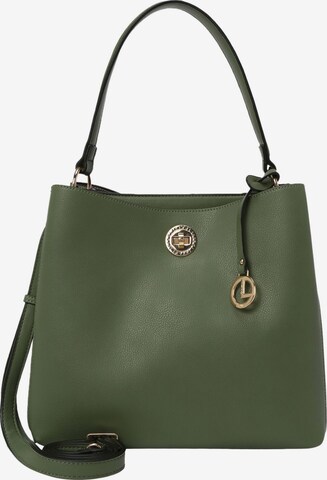 L.CREDI Handbag 'Filippa' in Green: front