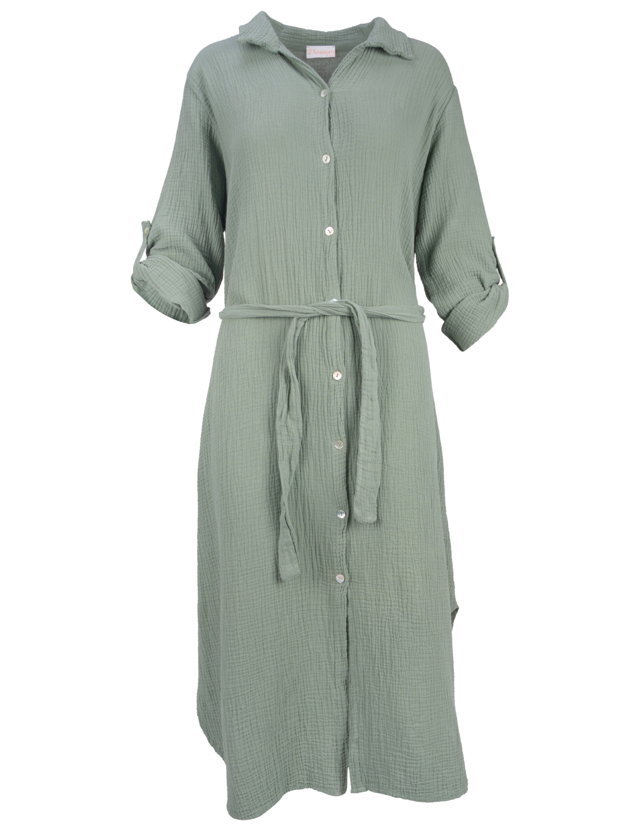 Seasons of April Blousejurk 'Victoria' in Groen: voorkant