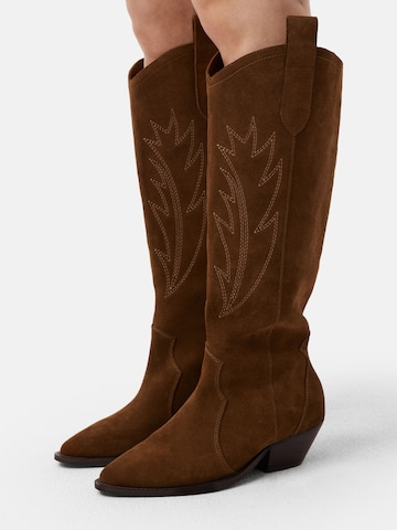L37 HANDMADE SHOES - Botas de cowboy 'LET'S GET LOST' em castanho