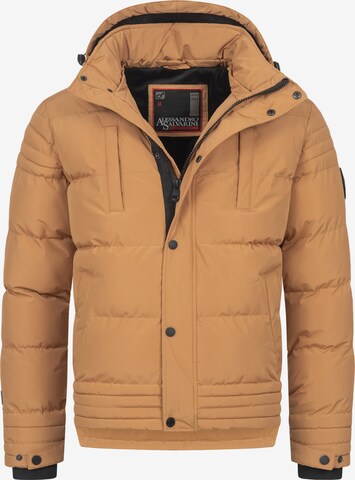 Alessandro Salvarini Winter Jacket 'Fabiano' in Brown