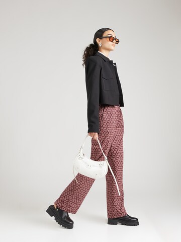 SCOTCH & SODA Wide leg Broek 'Gia' in Rood