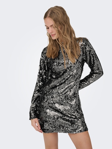 ONLY Šaty 'ONLEVELDA' – šedá: přední strana