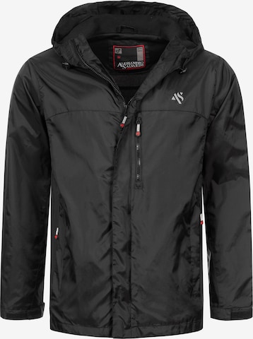 Alessandro Salvarini Performance Jacket in Black: front