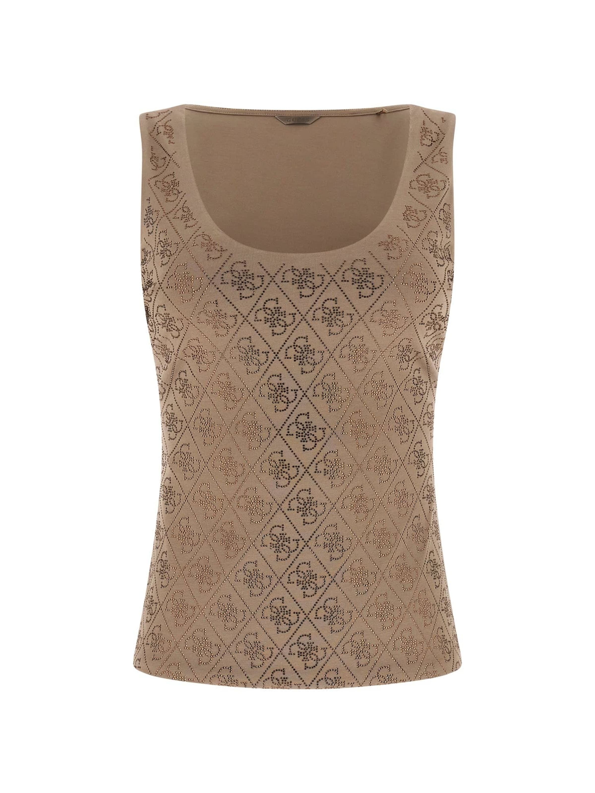 GUESS Top in Braun: Vorderseite