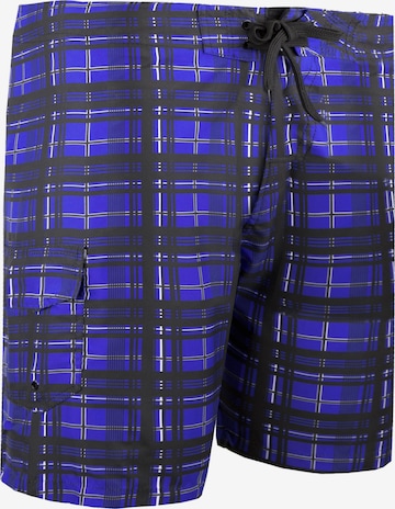 Guggen Mountain Badeshorts 'Boardshorts 1862' in Blau: Vorderseite