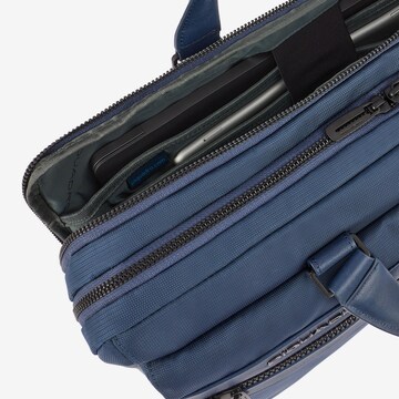 Piquadro Document Bag 'S117' in Blue