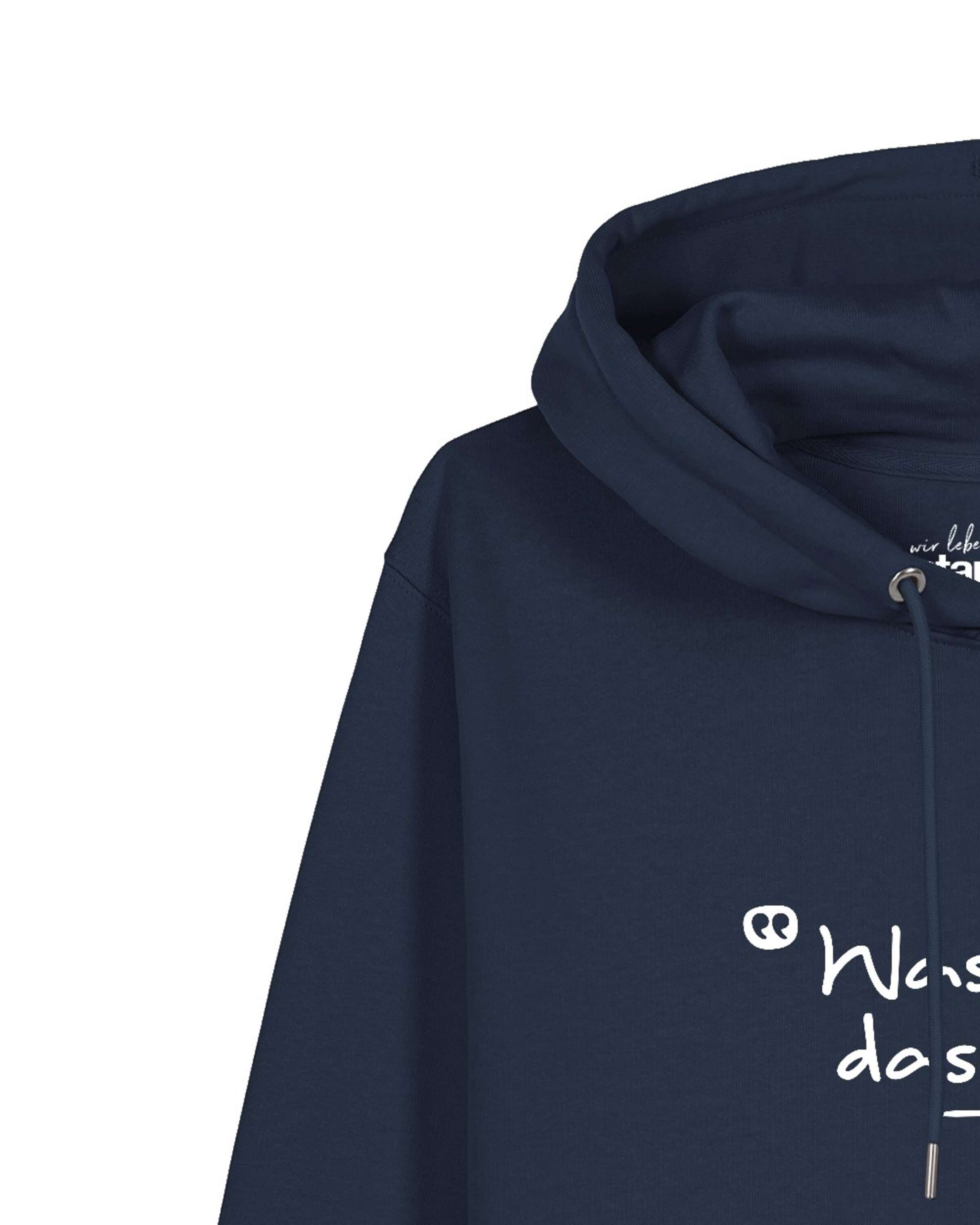 Felpa 'Was Muss Das Muss ' di Watapparel in blu